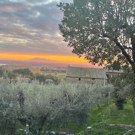 Private Stone Cottage With Starlink & Lake View Tuoro sul Trasimeno Exterior foto
